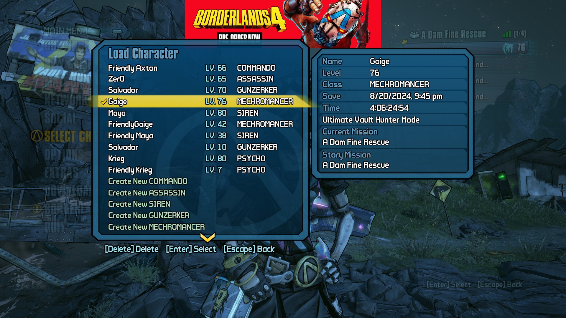 bl2 char select